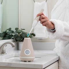 Dual speed settings on TAO Clean toothbrush: Super Clean and Sensitive Clean