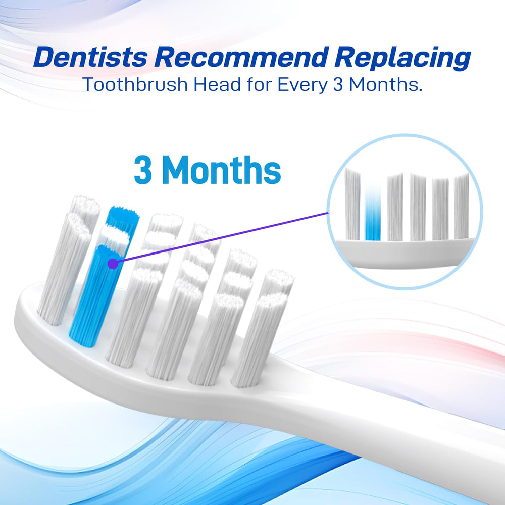TAO Clean compatible replacement toothbrush heads in white - 10 pack - image 4