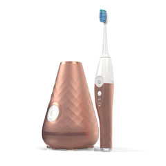 TAO Clean UV sonic toothbrush in rose gold - front view