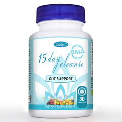 TAOTERS 15 Day Cleanse Gut Support product box with capsules