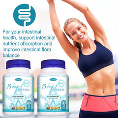 One daily capsule serving for 15 day cleanse