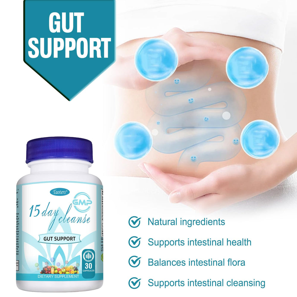 Digestive health and gut support concept