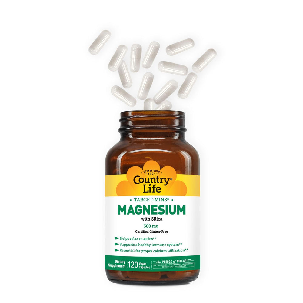 Capsules and bottle with clean packaging on white background