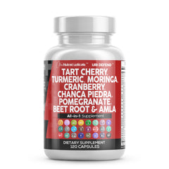 Tart cherry extract capsules with turmeric and moringa (120 count)
