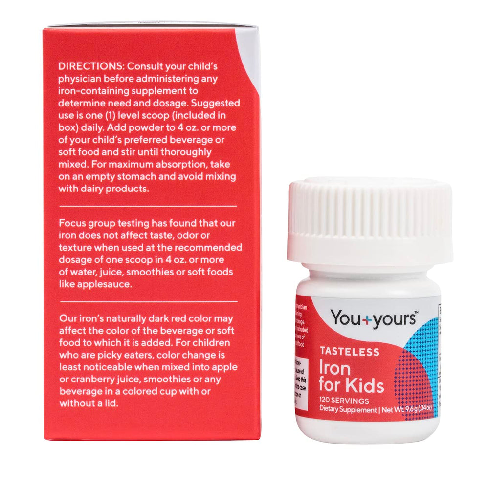 No sweeteners, colors, flavors or preservatives in iron supplement