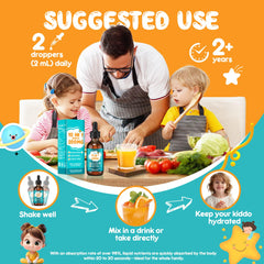 Tatavonix Zeolite Detox Drops Strawberry flavor label