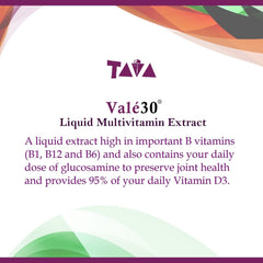 Family-friendly nutrition with TAVA Valé30 liquid multivitamin