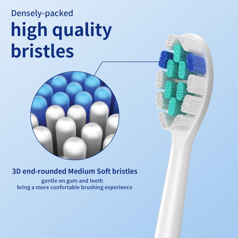 Easy installation by snapping on new replacement head