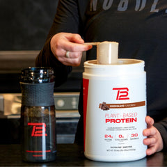 Chocolate TB12 protein serving size 2.25 pounds