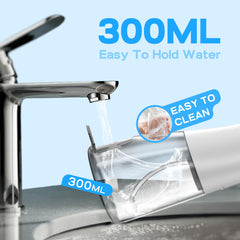IPX7 waterproof TBPO oral irrigator in bathroom