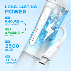 TBPO flosser complete set with 6 jet tips and storage pouch