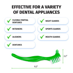 Safe for aligners, dentures, retainers, and nightguards