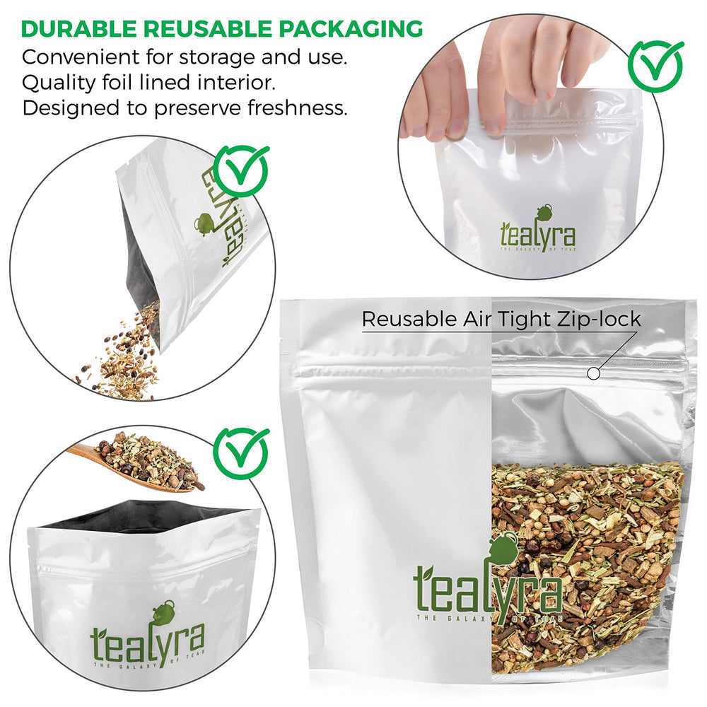 Packaging of Tealyra Blood Cleanser Tea