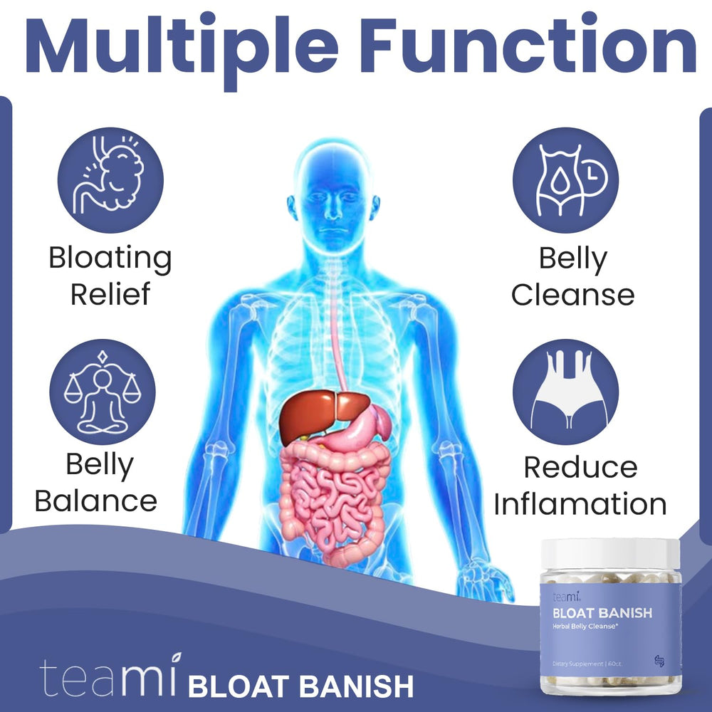 Digestive enzyme and probiotic blend in Teami Bloat Banish