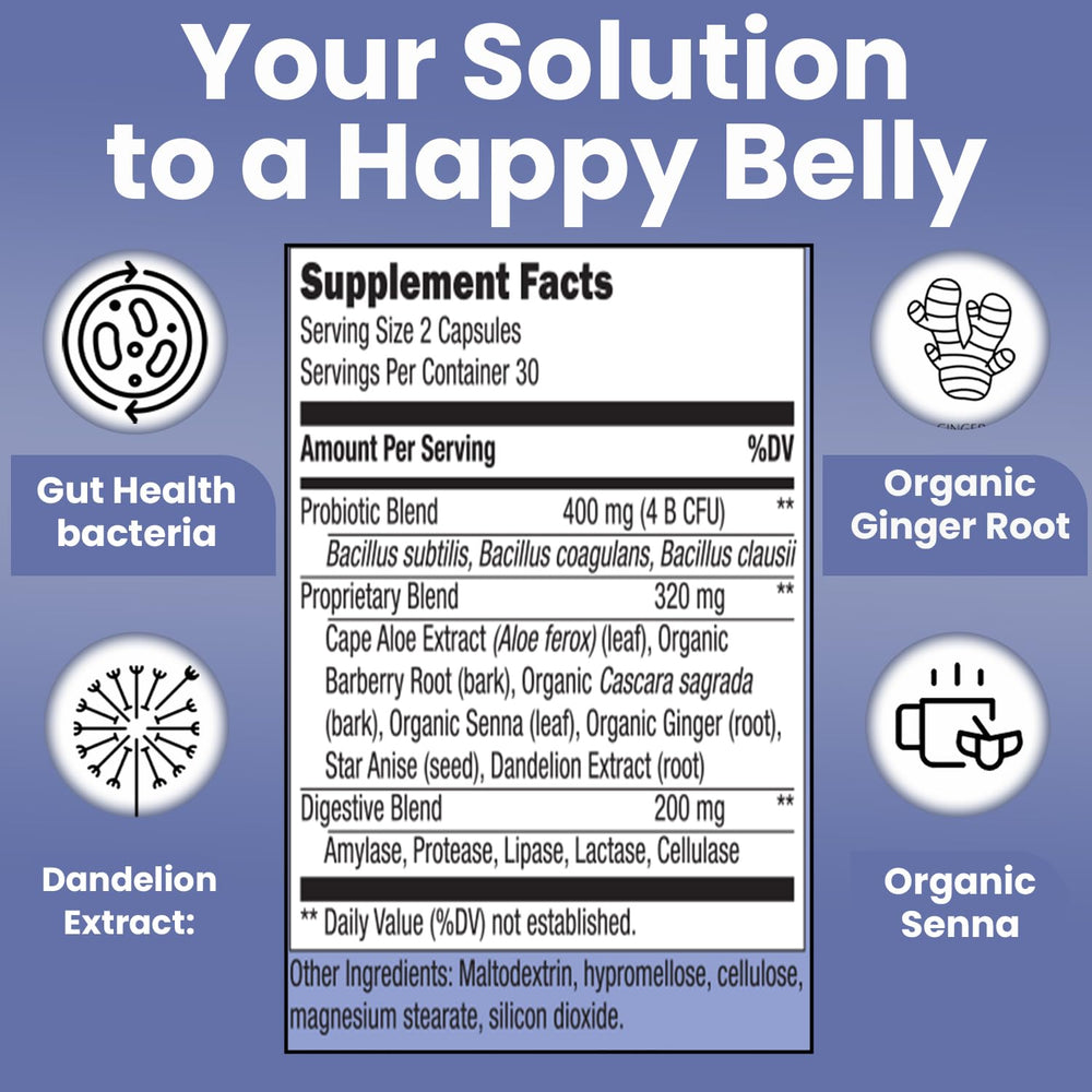 Close-up of Teami Bloat Banish capsule pack