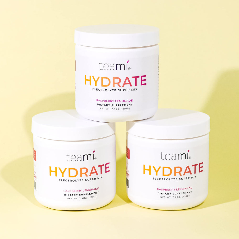 Teami Electrolytes Powder nutrition facts note zero sugar and zero carbs