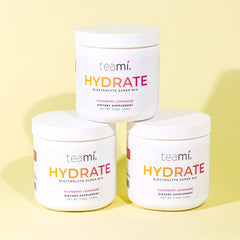 Teami Electrolytes Powder nutrition facts note zero sugar and zero carbs