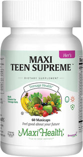 Bottle of Teen Multivitamin Supreme for girls 12-17