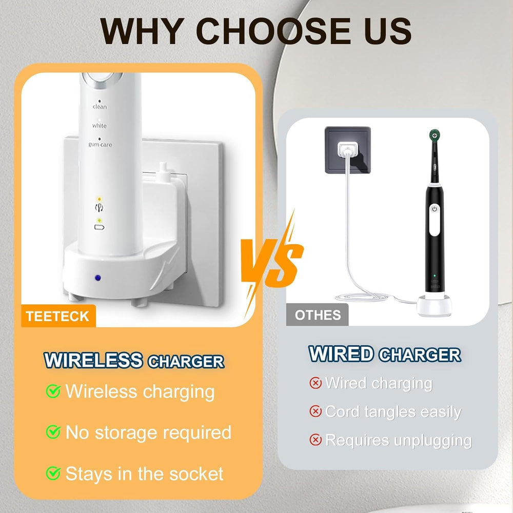 Cordless wall charger design for Philips Sonicare