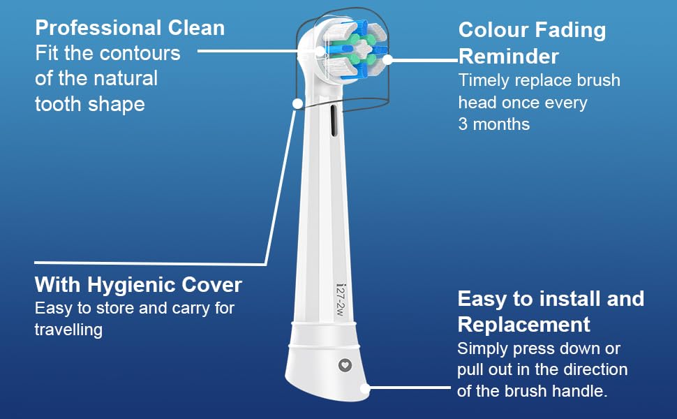 Easy click-in installation to Oral-B handle