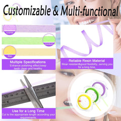 Three sanding rolls displayed together