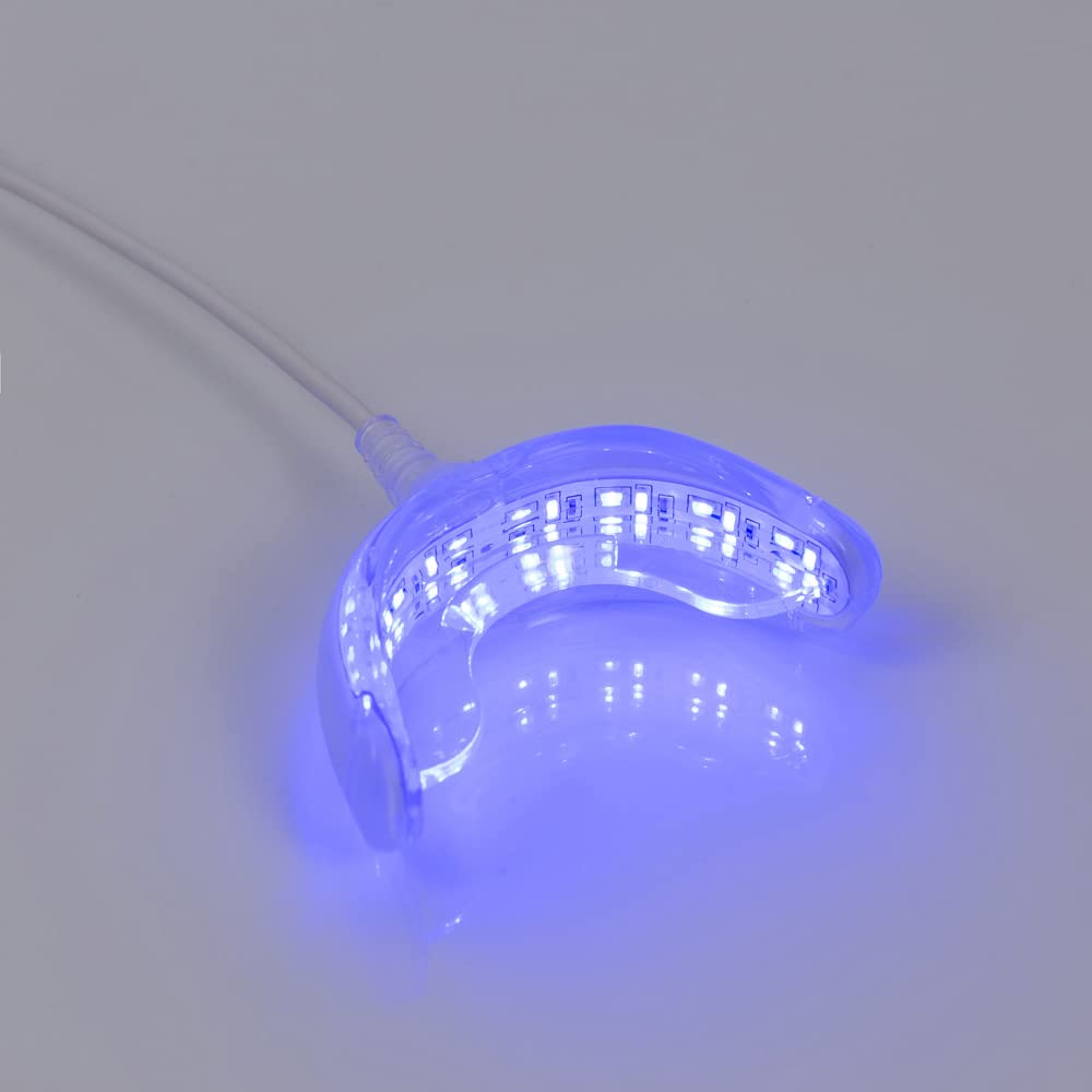 Side profile of the whitening light device