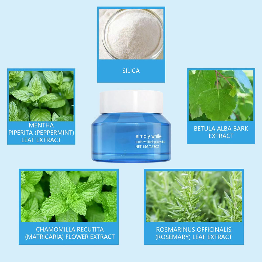 Using the powder with a toothbrush