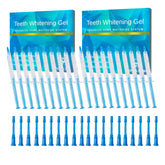 20-pack of 3ml teeth whitening gel syringes for home use