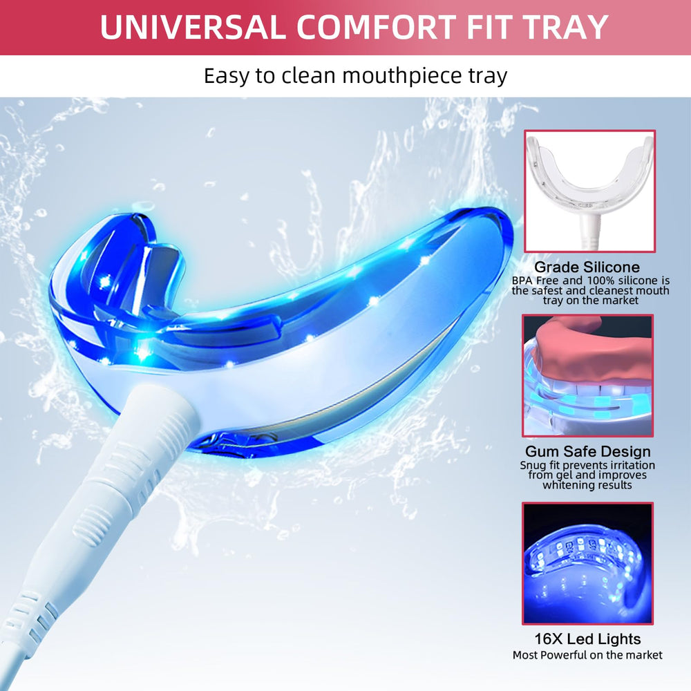Five-pack whitening gel syringes for at-home whitening
