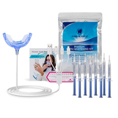Teeth whitening kit with 32 LED light
