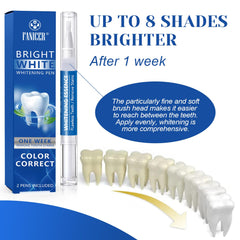 Travel-friendly whitening pen on a clean surface