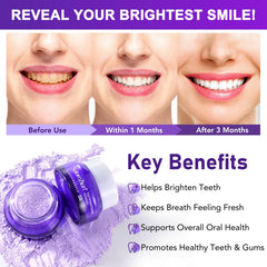 Before-and-after whitening comparison image