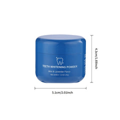 Toothpaste with whitening powder swirled in