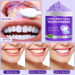 Naturally brightens teeth and promotes oral health