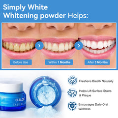 Close-up of Teeth Whitening Powder texture