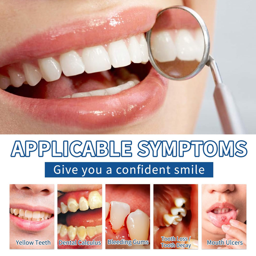 Natural ingredients label on whitening powder