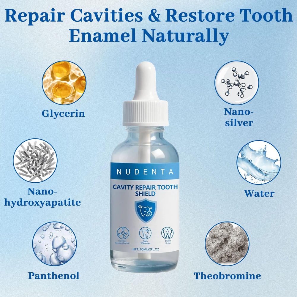 Teeth whitening with remineralization drops