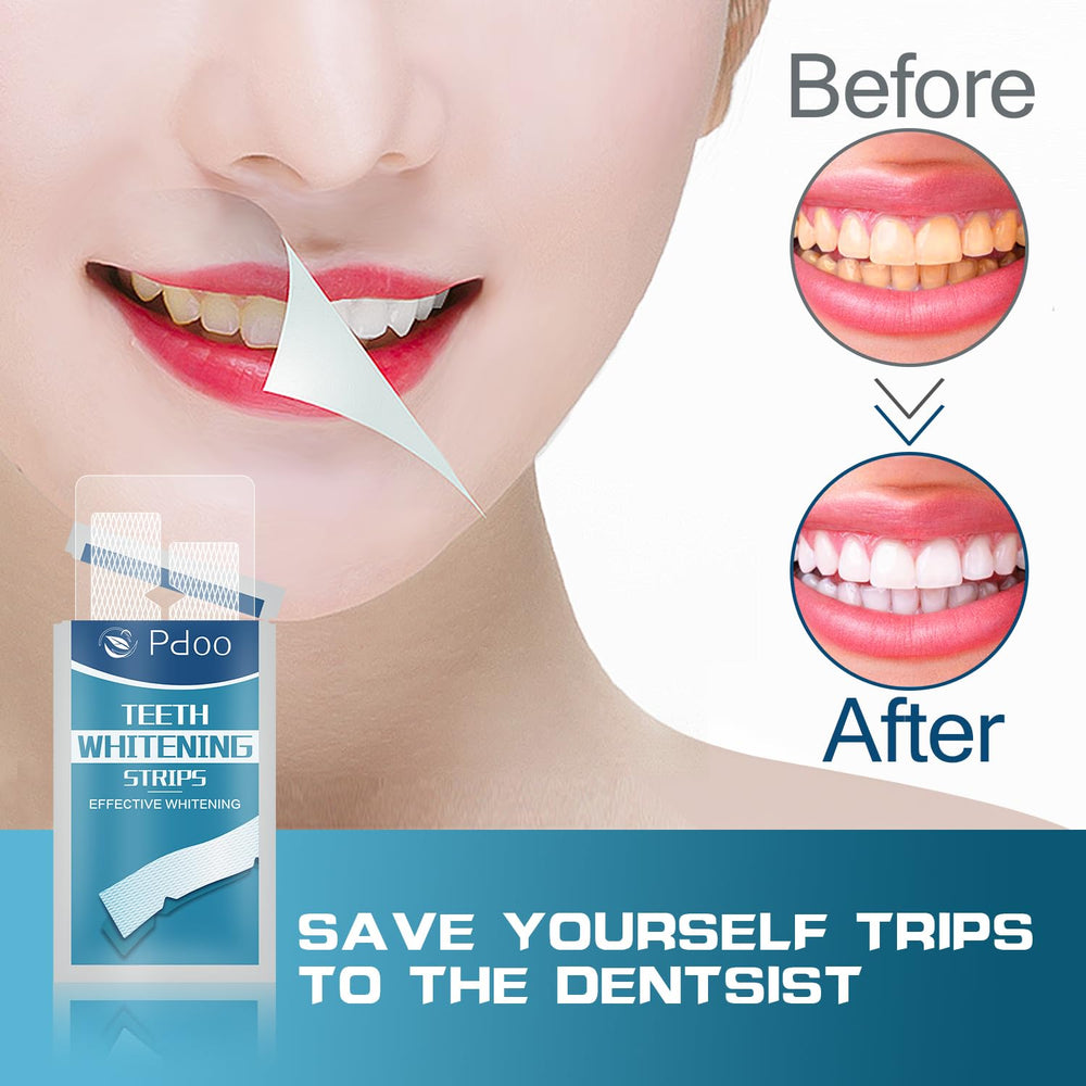 Whitening strips designed for sensitive teeth