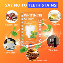 Smile after whitening showing removal of coffee and wine stains