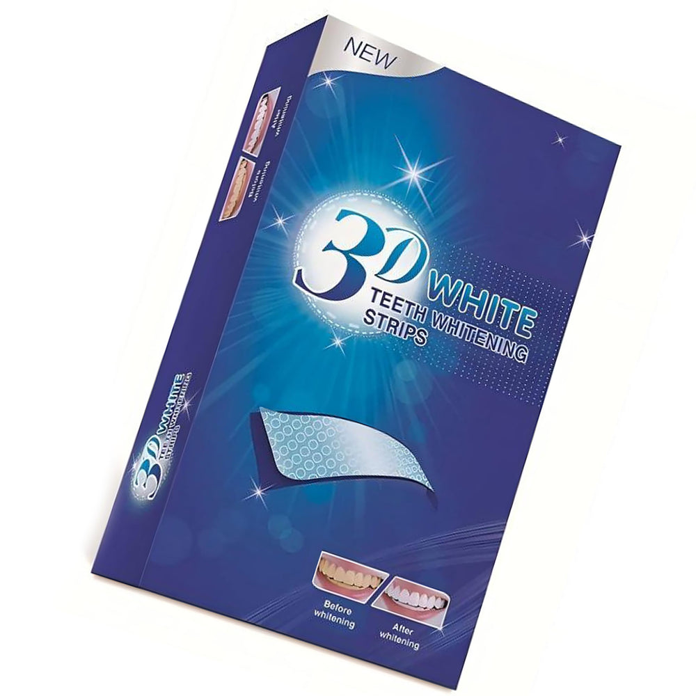 Teeth Whitening Strips 5-Pack - Advanced Stain Removal, Gentle on Enamel