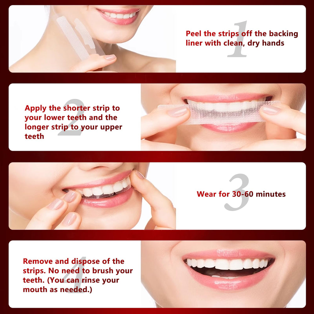 Whitening results progress after 14 days
