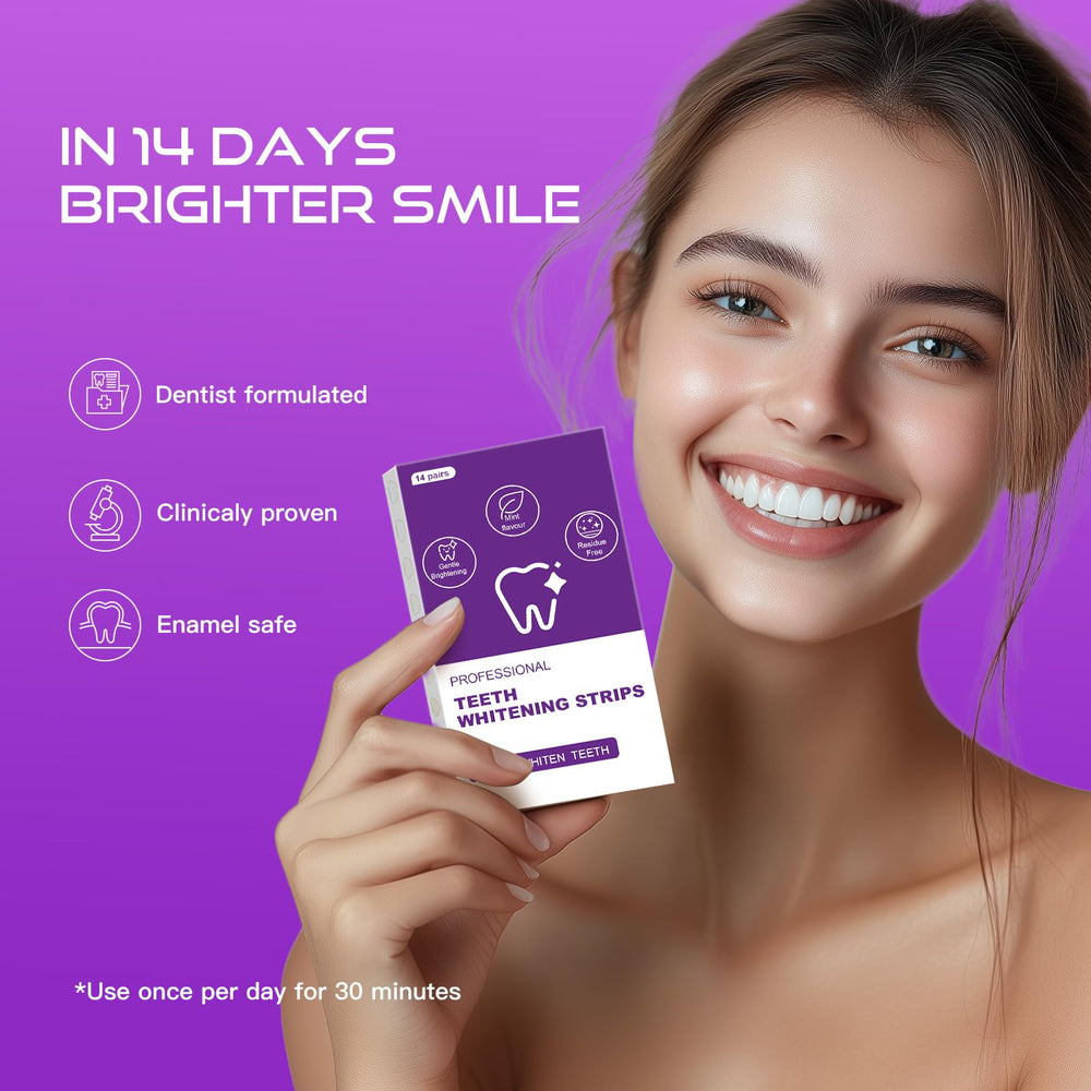 Safety and usage information for Teeth Whitening Strips