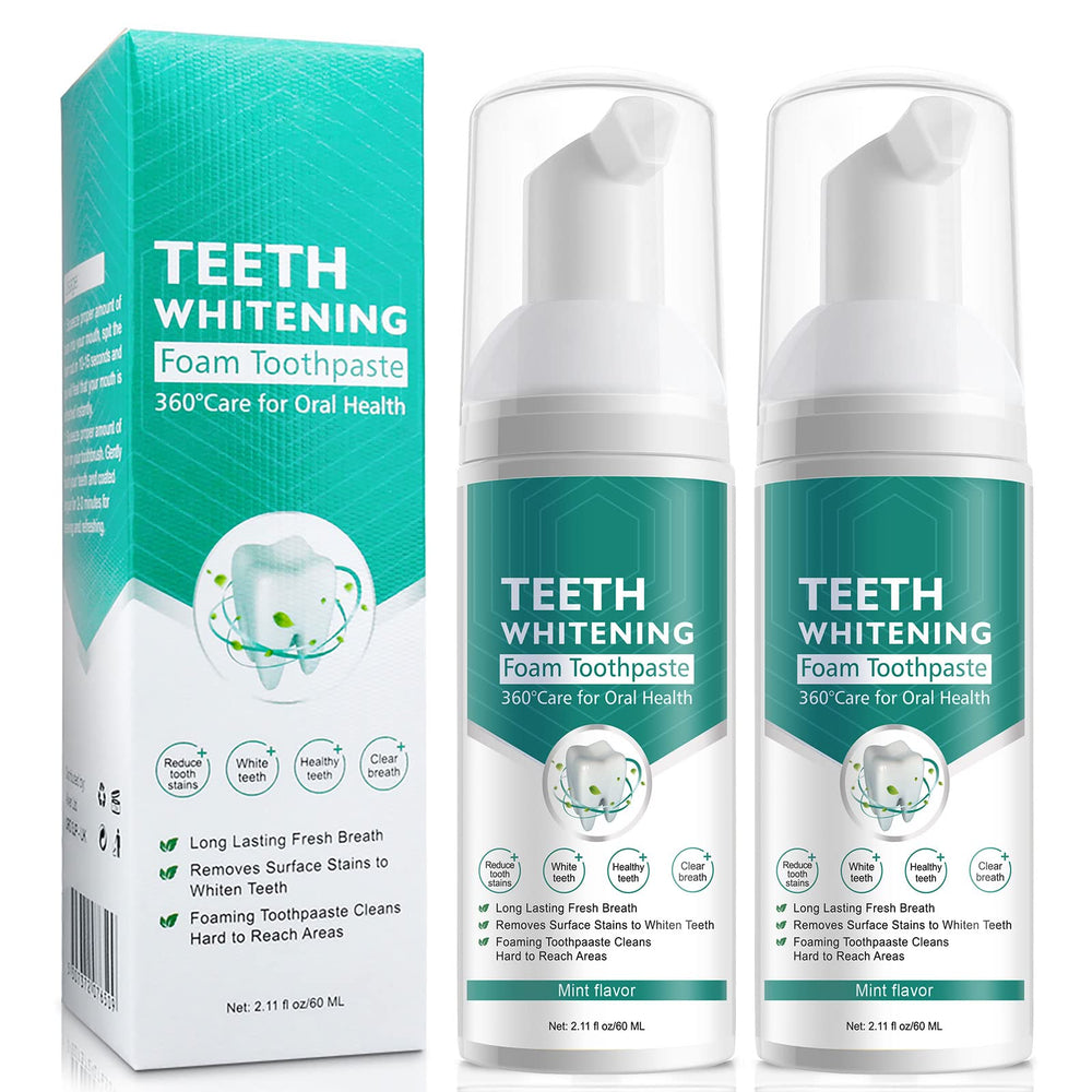 Front view of Teeth Whitening Toothpaste 2 Pack