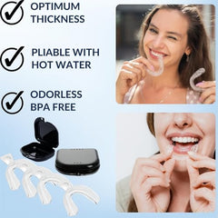 BPA-free, food-grade whitening trays for safe at-home use