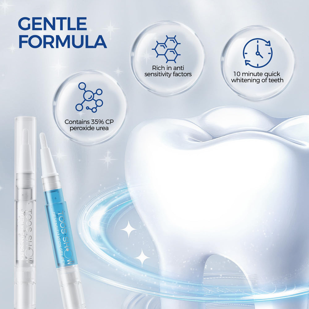 Carbamide peroxide whitening pens included in the kit