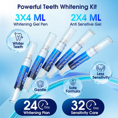 Complete 7-day whitening system for at-home use