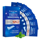Teeth whitening strips packaging and branding