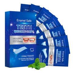 Teeth whitening strips packaging and branding