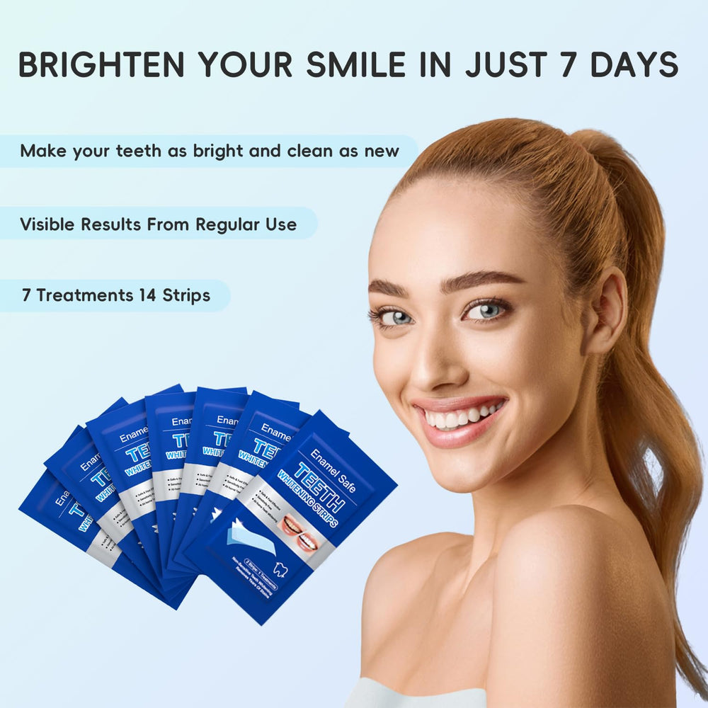 30-minute daily whitening routine concept