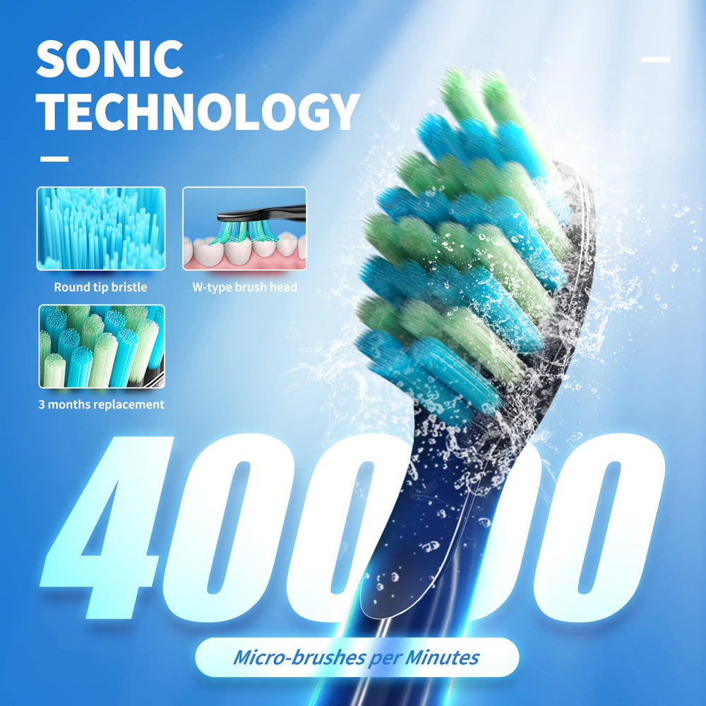 Two toothbrushes with USB charging cables